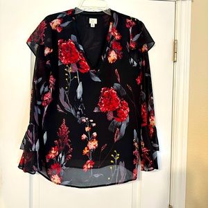 Gorgeous floral XL A New Day blouse
